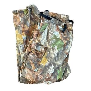 REMINGTON Mens Nylon Pants Realtree Hardwoods Camo Hunting Size 2XL